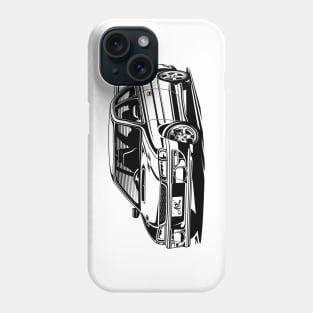 EUROBEAT INTENSIFIES - WRX STI Coupe Type R Version GC8F full-body version Phone Case