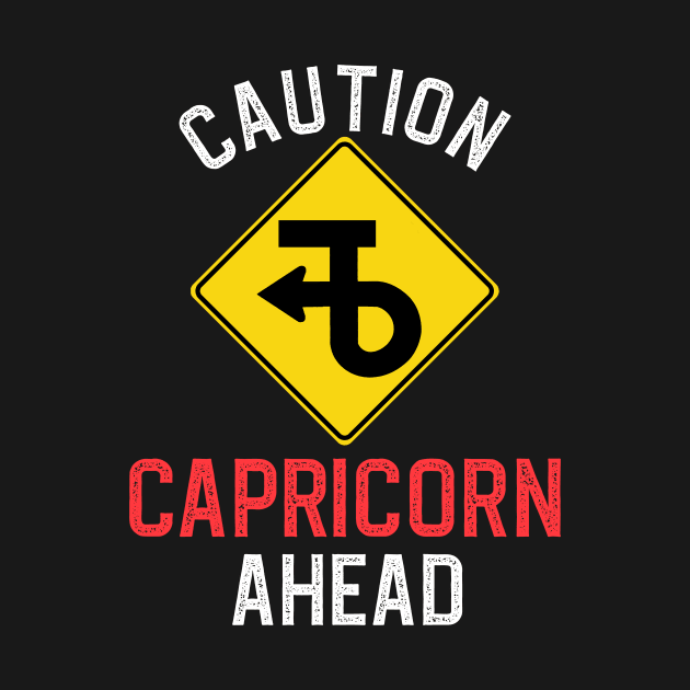 Funny Zodiac Horoscope Capricorn Road Sign Traffic Signal by WitchNitch