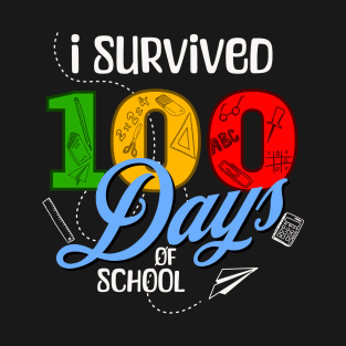 I Survived 100 Days of School T-Shirt