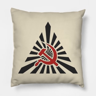 Hammer and Sickle - Communism Symbol Pillow