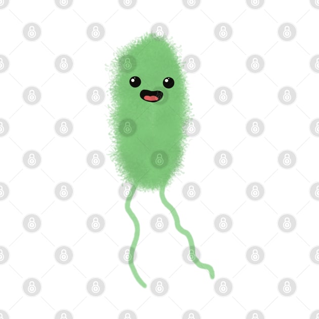 Cute Bacteria Microbes by labstud