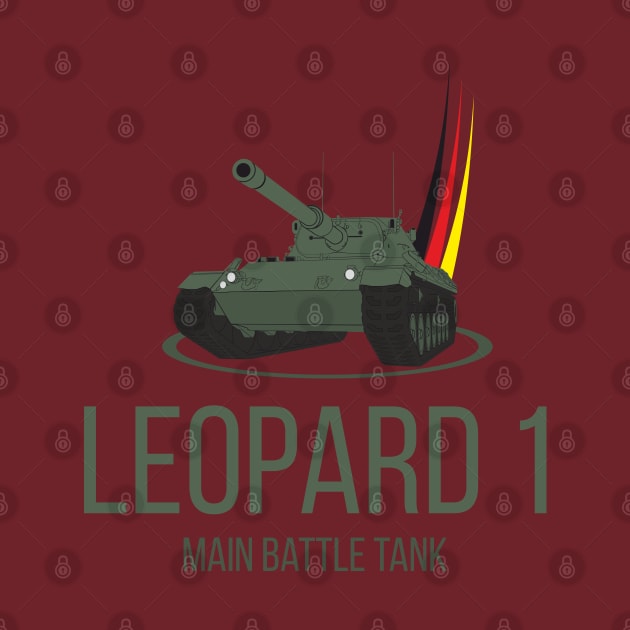 German Leopard 1 main battle tank by FAawRay