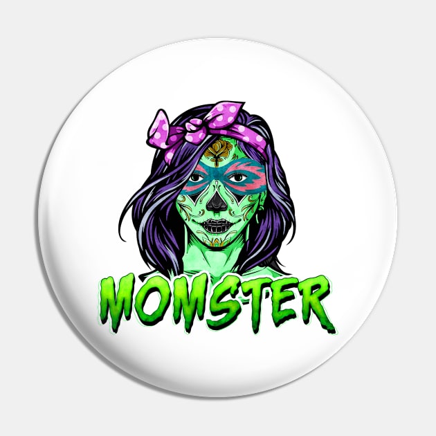 Momster Pin by MZeeDesigns