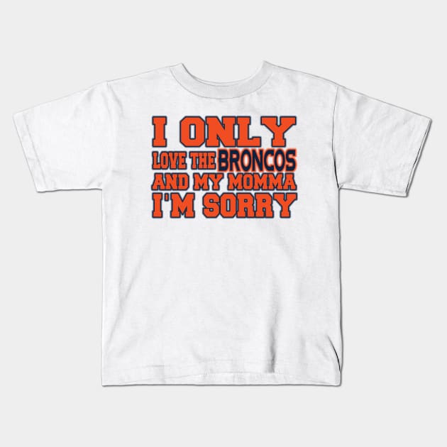 Denver Broncos NFL Football American Flag Youth T-Shirt