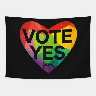 vote yes heart Tapestry