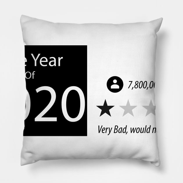 The Year of 2020 Rate of 7,800,000,000 people in the world : Very Bad, would not recommend, t-shirt sweater hoodie samsung iphone case coffee mug tablet case tee birthday gifts Pillow by exploring time