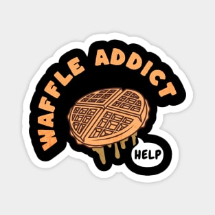 Waffles Addict Magnet