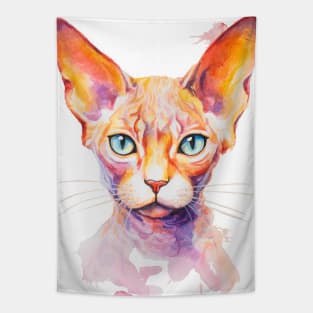 Devon Rex, sphynx cat Tapestry