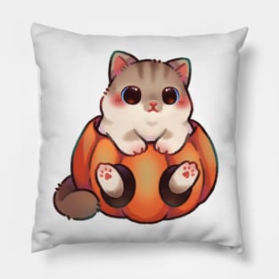 Pumpkin Kitty Pillow