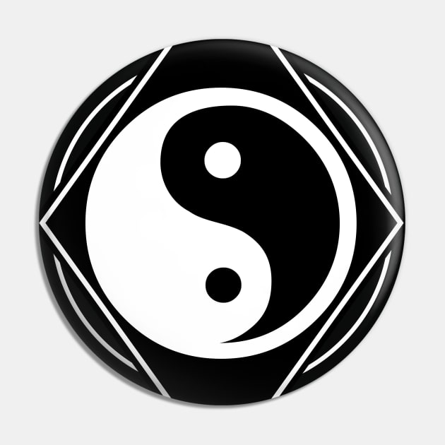 Yin Yang Endless Flow Pin by Tee-Brain Tees