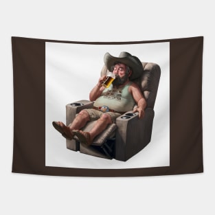 The Recline of Western Civilization Tapestry