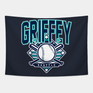 Vintage Seattle Baseball Griffey Tapestry