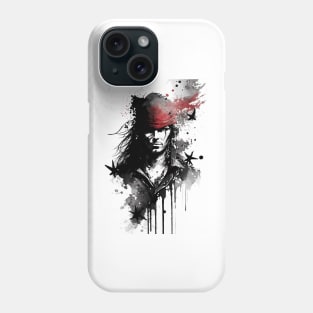 Pirate Sailing on The Inky Seas Phone Case