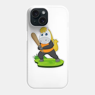 Horse Baseball Baseball bat Phone Case