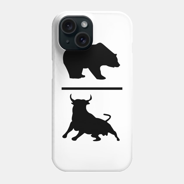 Bear Bull Phone Case by DiscoverNow