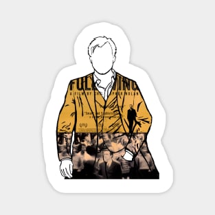 Christopher Nolan Portrait (Following) Magnet