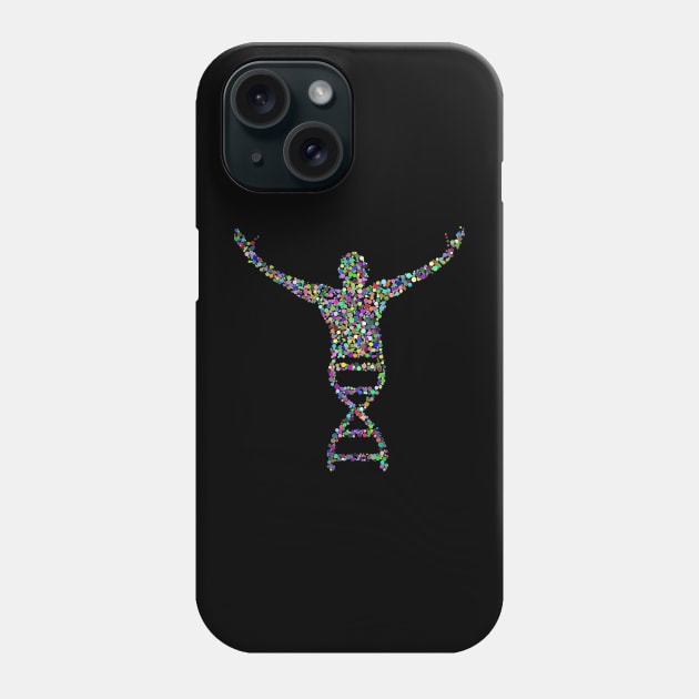 Human DNA Graphic Science Gift DNA Phone Case by Popculture Tee Collection