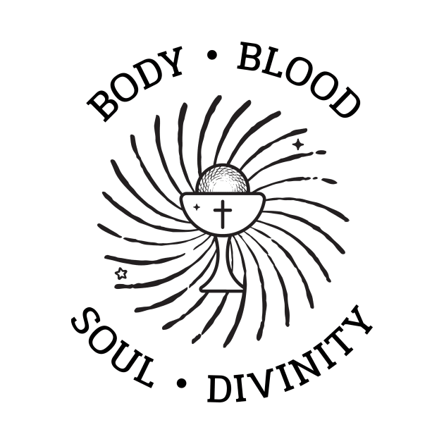 Body, Blood, Soul, Divinity — Catholic Divine Mercy by Radiant Creative