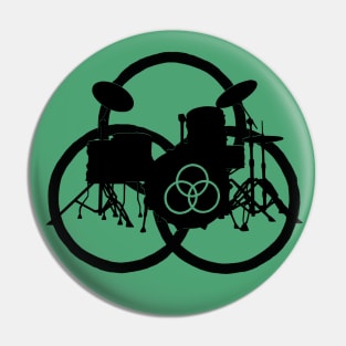 Drums Bonzo Moby Drummer Drumset Drumkit Symbol Gifts For Drummers Pin