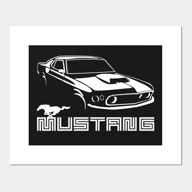 Ford Mustang Boss 429 Vintage Ford Mustang Posters And Art Prints Teepublic Uk