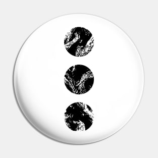 Black and White Dry Bones | Seneh Design Co. Pin