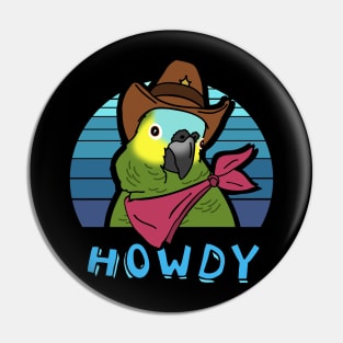 Aesthetic Howdy Cowboy Blue Fronted Amazon Pin