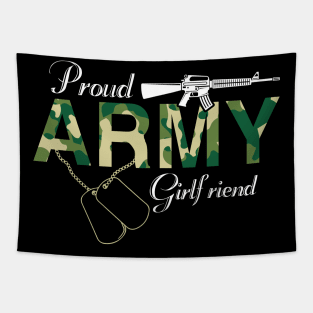 Proud Army Girlfriend Tapestry