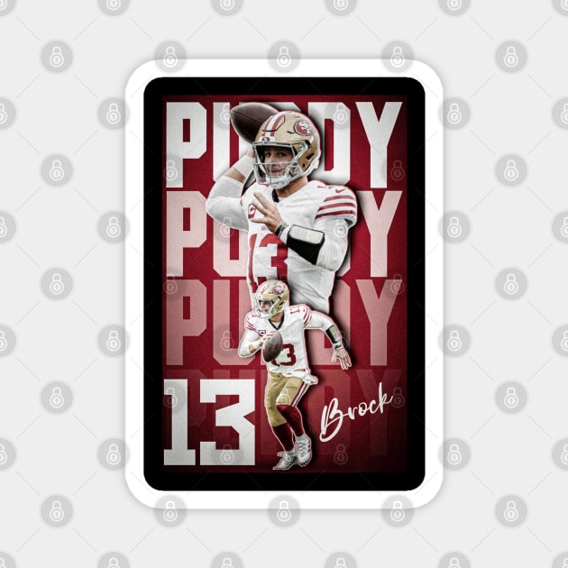 Brock Purdy 13 Magnet by NFLapparel