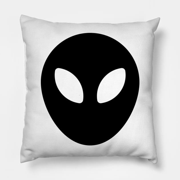 Alien head Pillow by Don’t Care Co