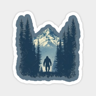 Bigfoot's Majestic Solitude Magnet