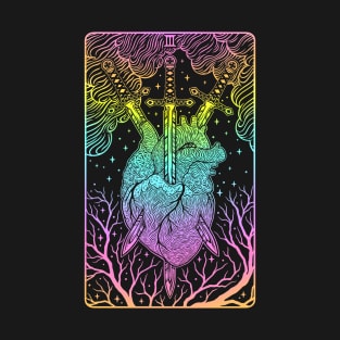 Tarot card - Three Of Swords T-Shirt