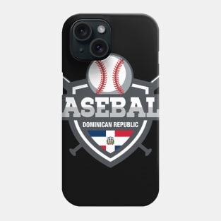 Dominican Republic Patriotic Baseball Phone Case