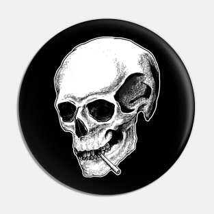 Smoking Skeletons Pin