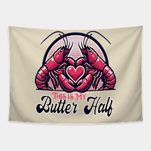 This Is My Butter Half - Lobsters Tapestry