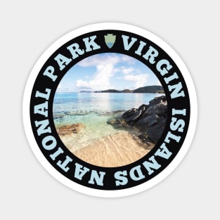 Virgin Islands National Park circle Magnet