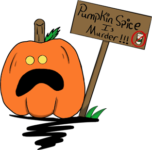 Pumpkin Protester Magnet