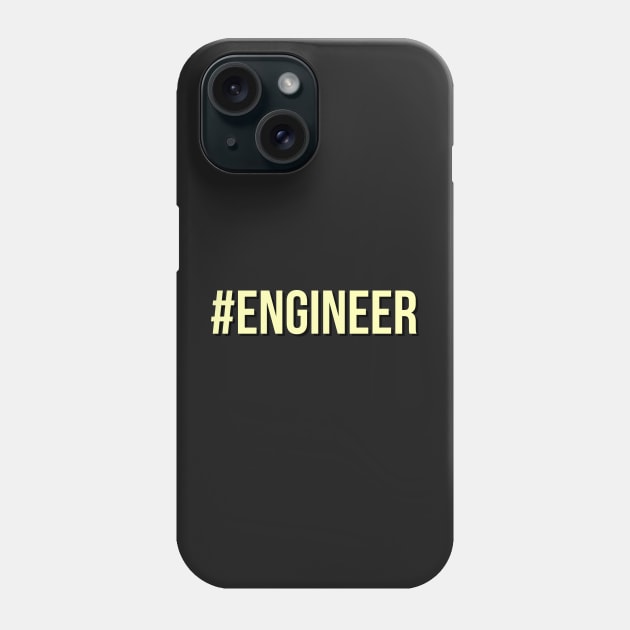 #engineer yellow Phone Case by emilykroll