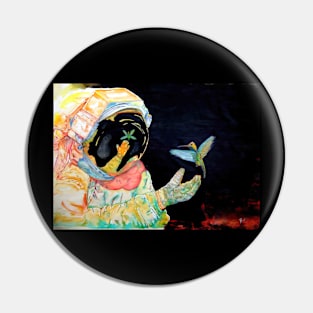 Weightless Astronaut Pin