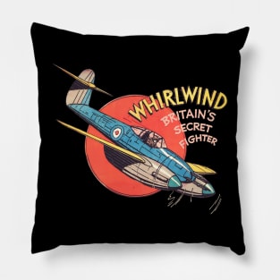 The Westland Whirlwind - WW2 Fighter Pillow