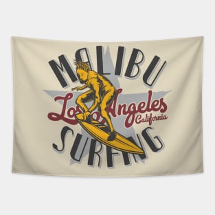 Malibu Surfers old school los angeles vintage Tapestry