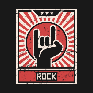 Rock | Punk Rock Propaganda Poster T-Shirt