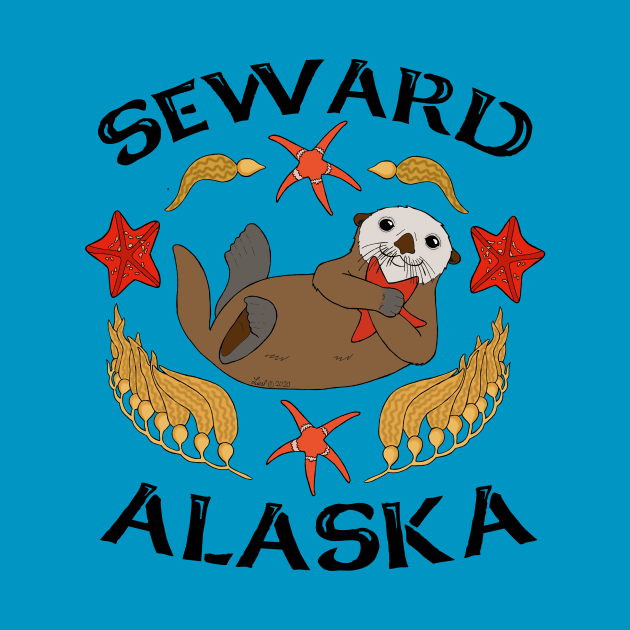 Sea Otter Seward, AK by HonuHoney