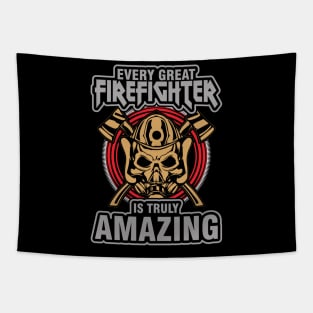 Firefighter is truly amazing firefighter Tapestry