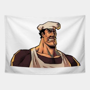 Manly Italian Chef Design Tapestry