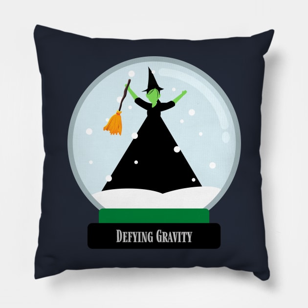 Wicked Musical Snow Globe Pillow by sammimcsporran