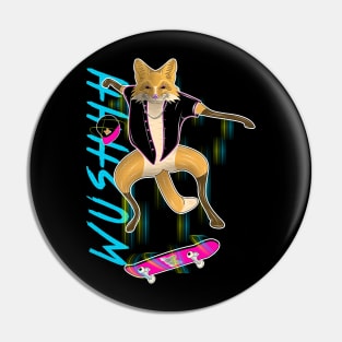 fox the skater Pin