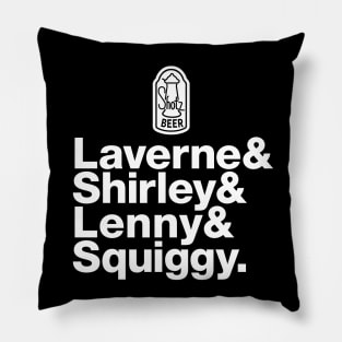 Laverne and Shirley: Experimental Jetset Pillow