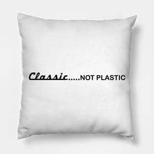 Classic Not Plastic Vintage Car Pillow