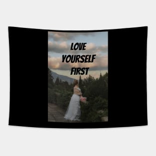 Inspire art to reality through quotes Tapestry