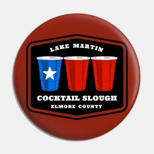 Cocktail Slough • Solo-Cups • Lake Martin Pin